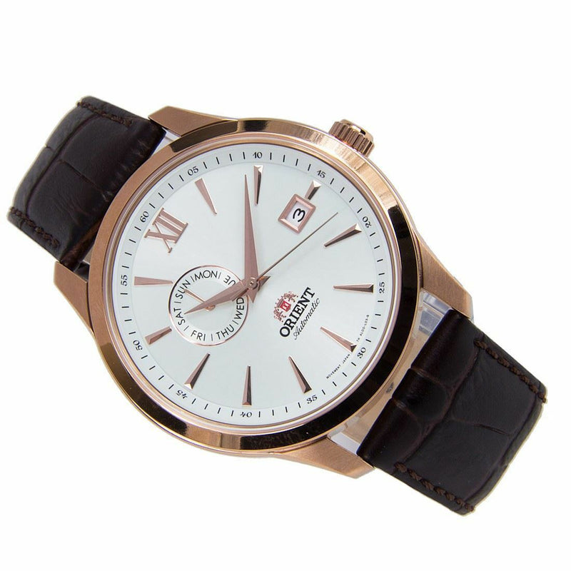 Orient Automatic Leather Bracelet Mens Watch