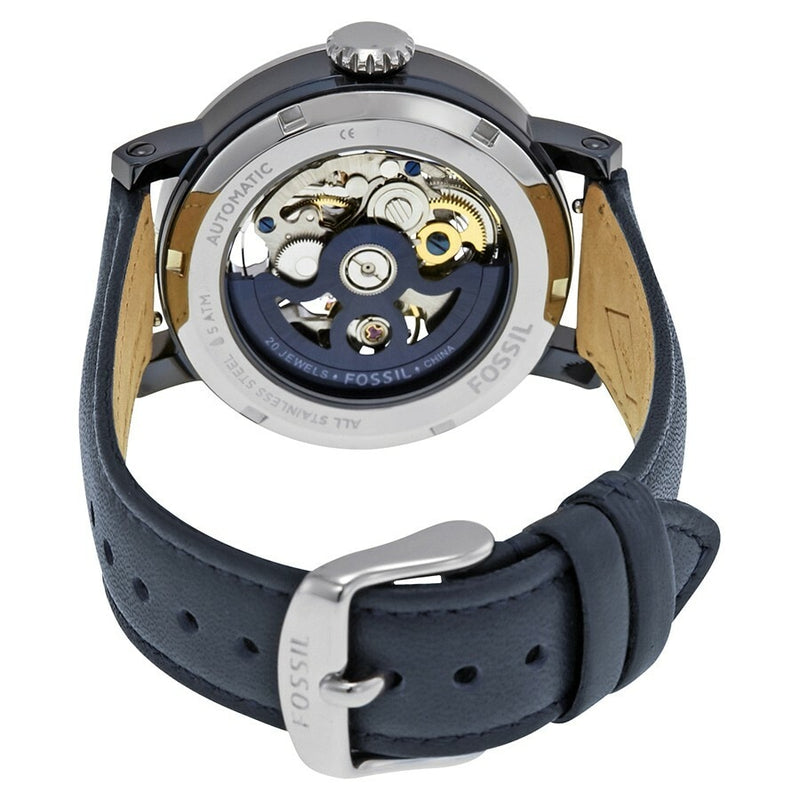 Original boyfriend automatic navy leather watch sale