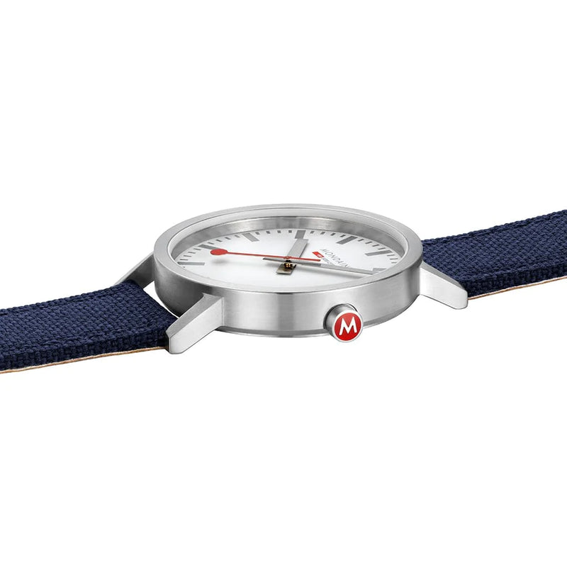 Mondaine Classic Modern Deep Ocean Blue Watch