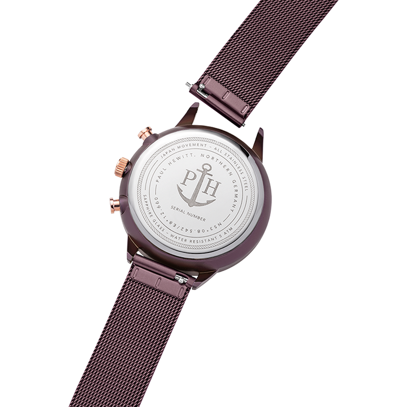 Paul Hewitt Everpulse Dark Mauve Watch