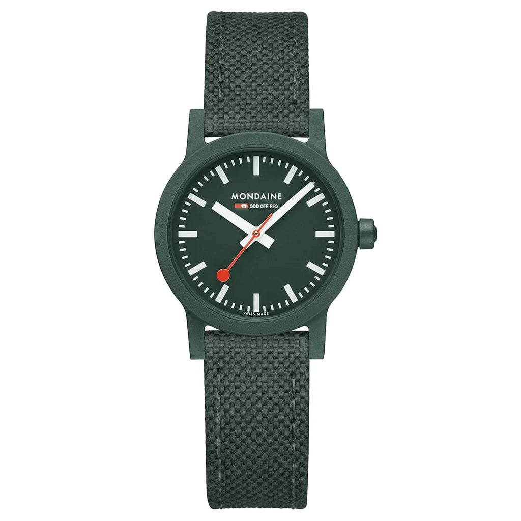 Mondaine Essence Quartz Park Green Watch