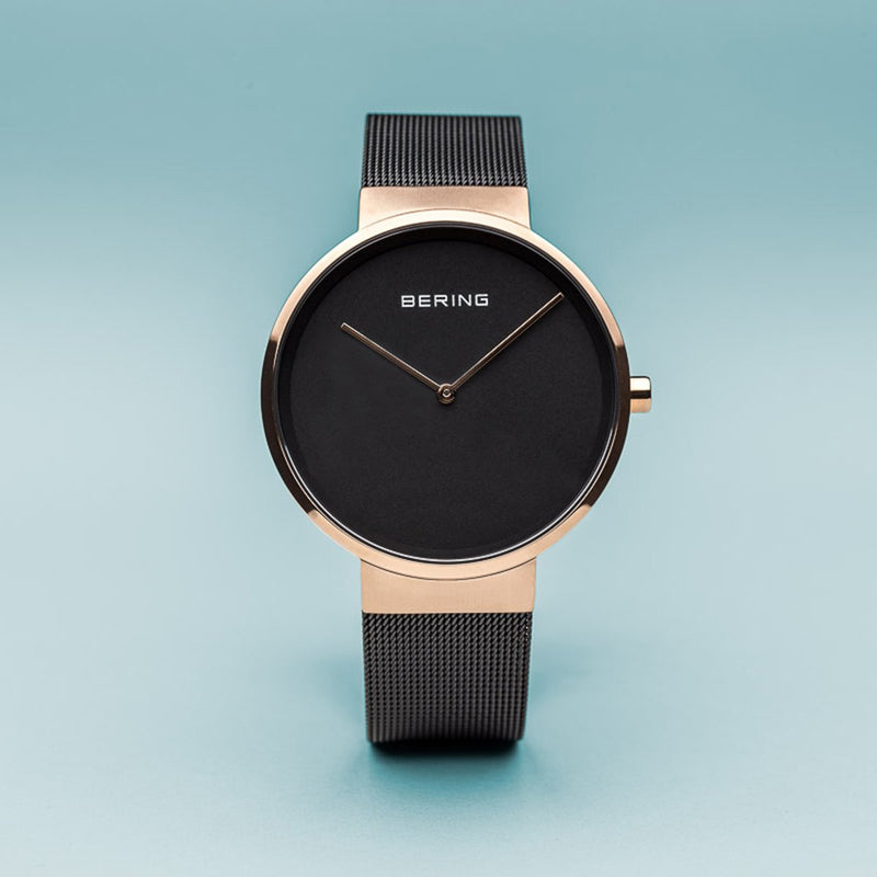 Bering Classic Brushed Gold 39mm Watch