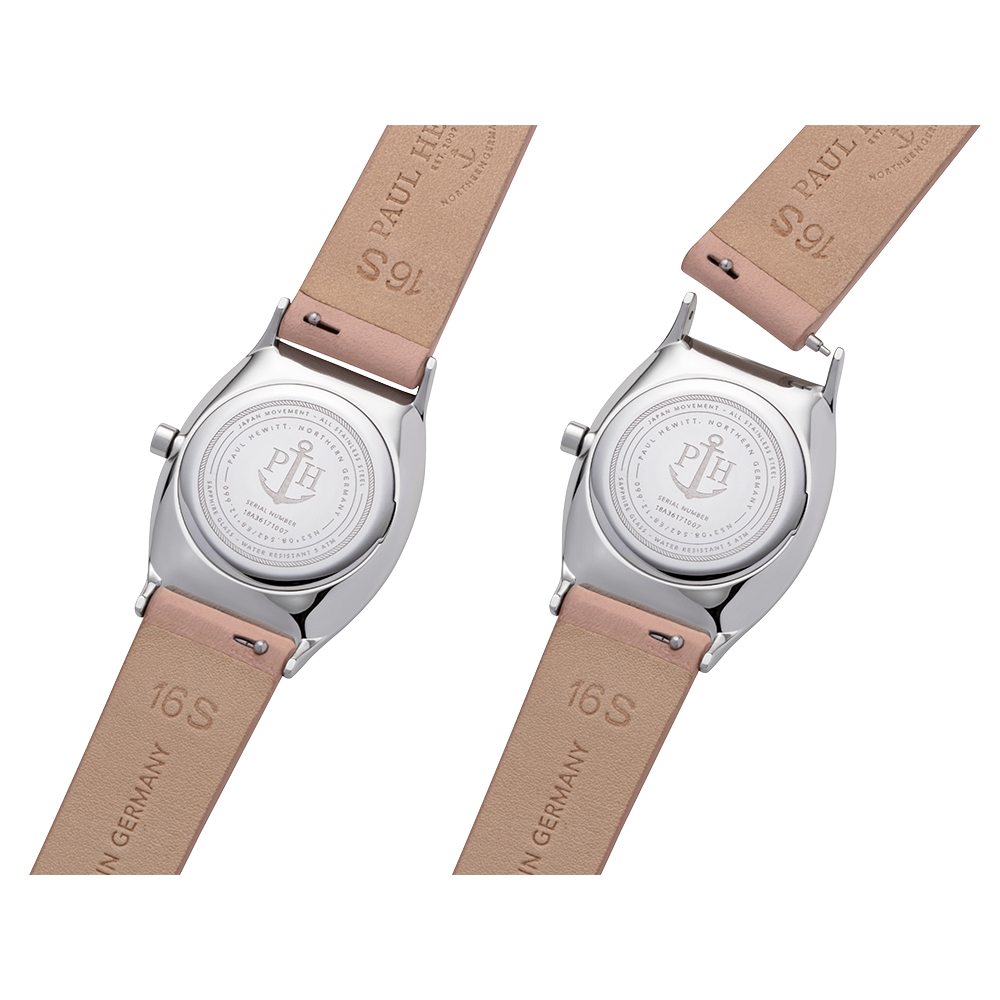 Paul Hewitt Modern Edge Silver Sunray Nude Watch