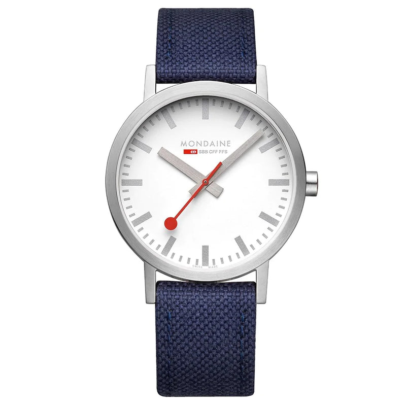 Mondaine Classic Modern Deep Ocean Blue Watch