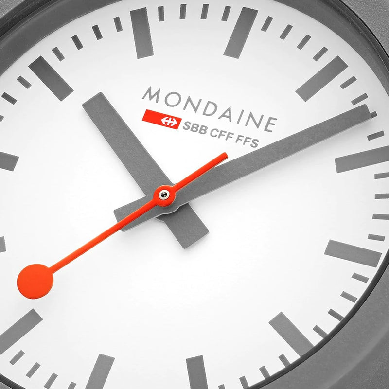 Mondaine Essence Quartz  Grey White Dial Watch