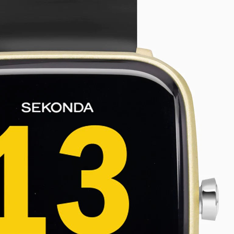 Digital watch face displaying the number 13 and the brand name Sekonda.