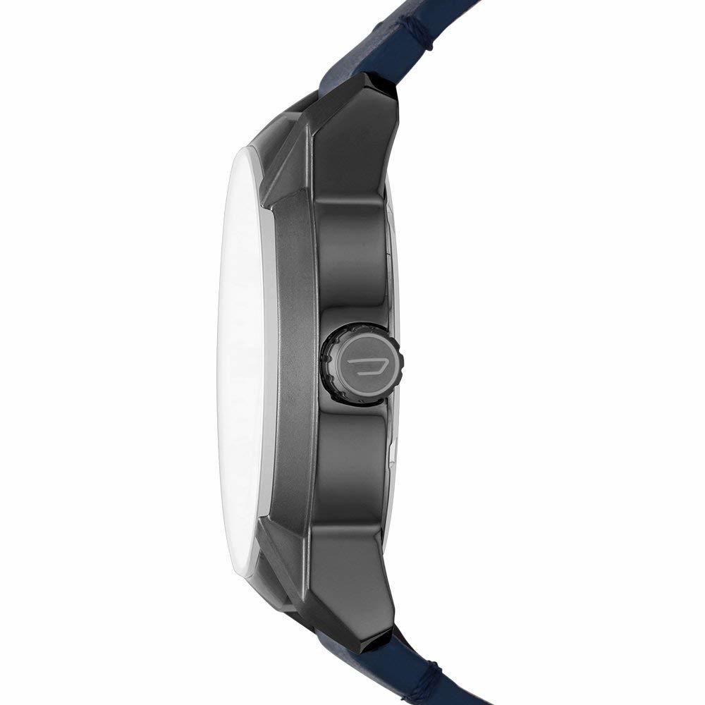 Diesel Watches Armbar Gunmetal And Blue Mens Watch - Dz1866