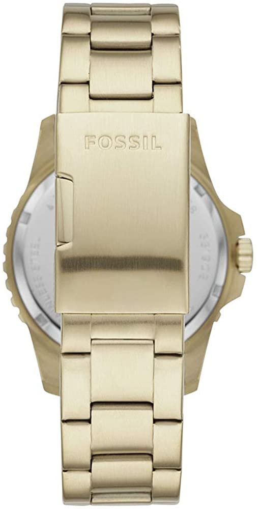 Fossil Three-Hand Date Gold-Tone Stainless Steel Watch