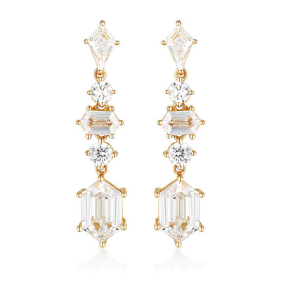GEORGINI ROCK STAR SWORD GOLD EARRINGS