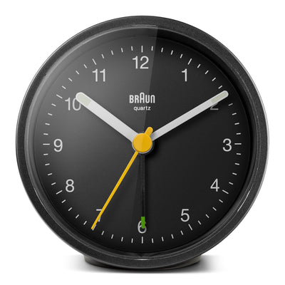 Braun Classic Analogue Alarm Clock Black