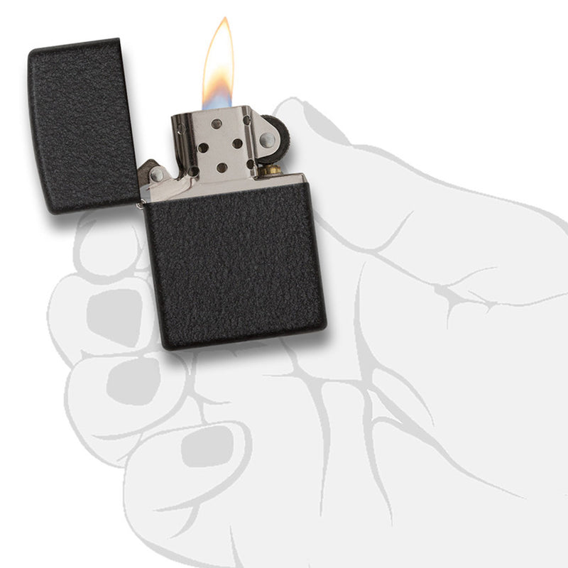 Zippo 236 Black Crackle Lighter