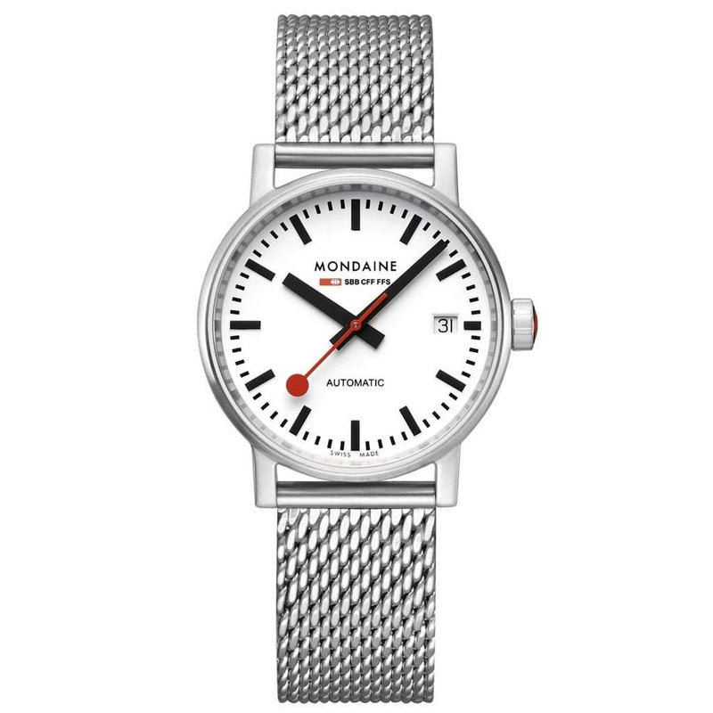 Mondaine Evo2 Automatic White Dial Watch