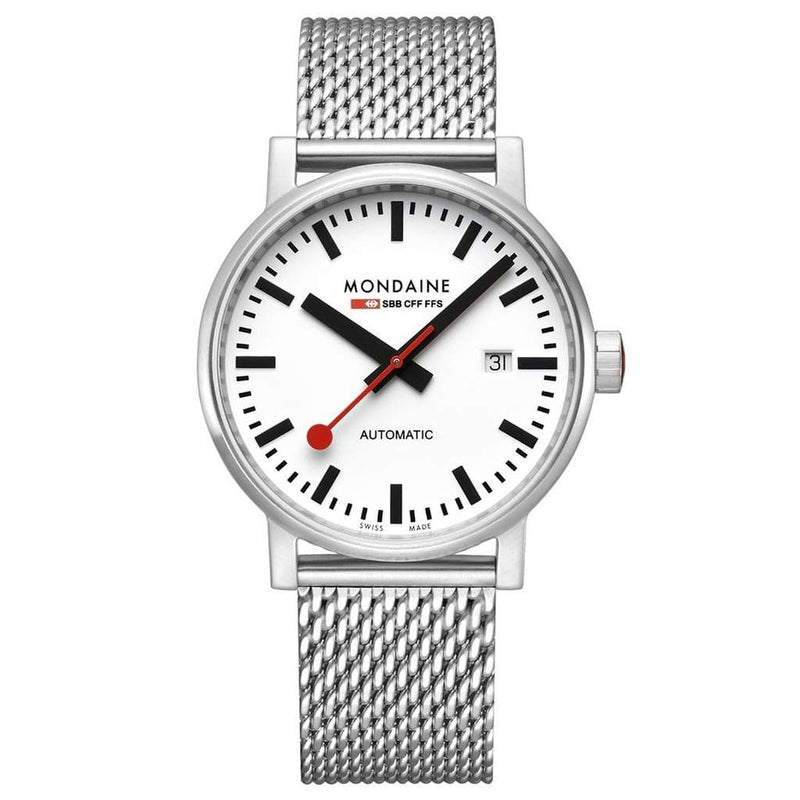 Mondaine Evo2 Automatic White Dial Watch MSE.40610.SM