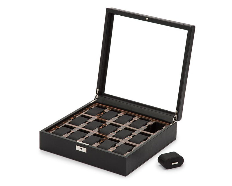 Wolf Roadster 15 PC Watch Box Black 477756