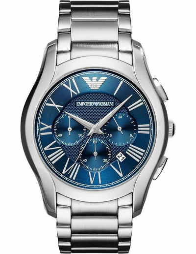 Emporio Armani Mens Elegant Blue Dial Watch AR11082