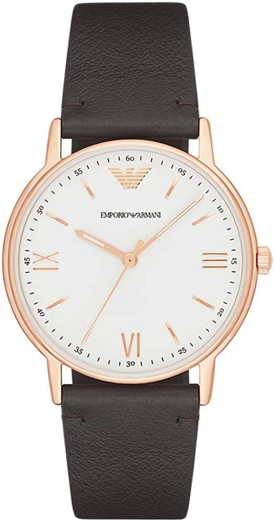 Emporio Armani AR11011 White Dial  Mens Watch