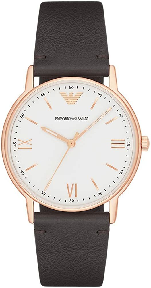 Emporio Armani AR11011 White Dial  Mens Watch