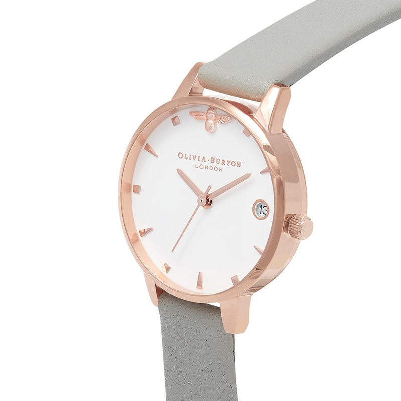 Olivia Burton Queen Bee Rose Gold Watch - Rose Gold