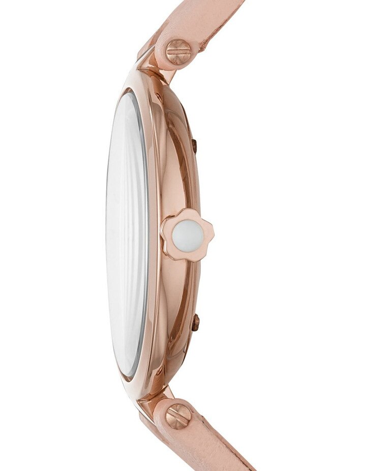 Emporio Armani Women's Arianna Nude Leather Watch AR11199