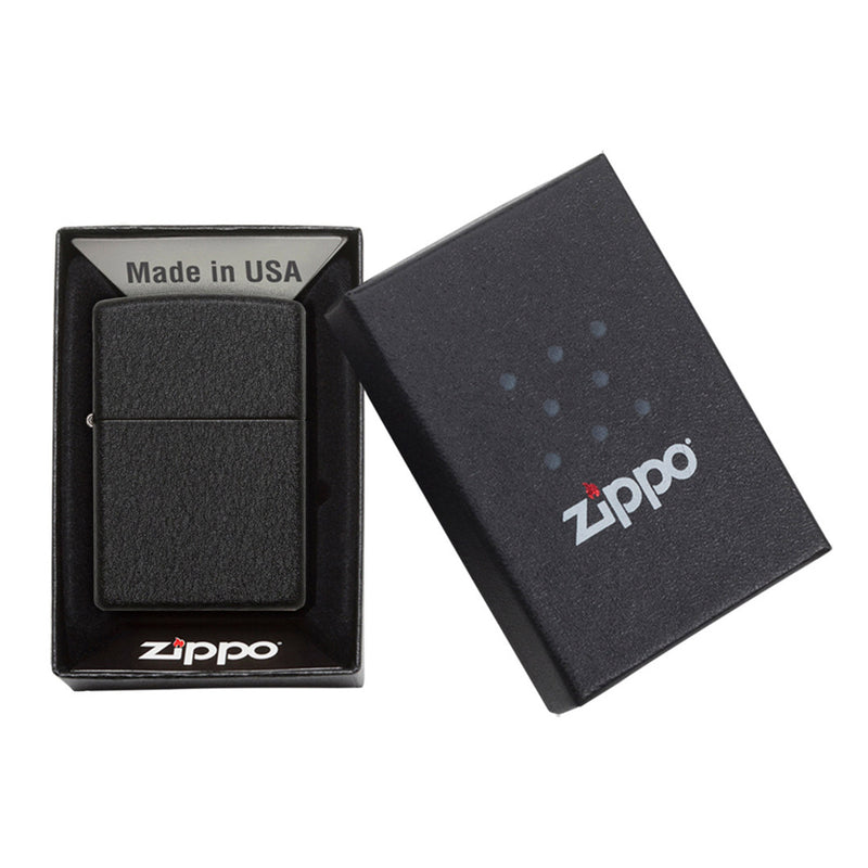 Zippo 236 Black Crackle Lighter