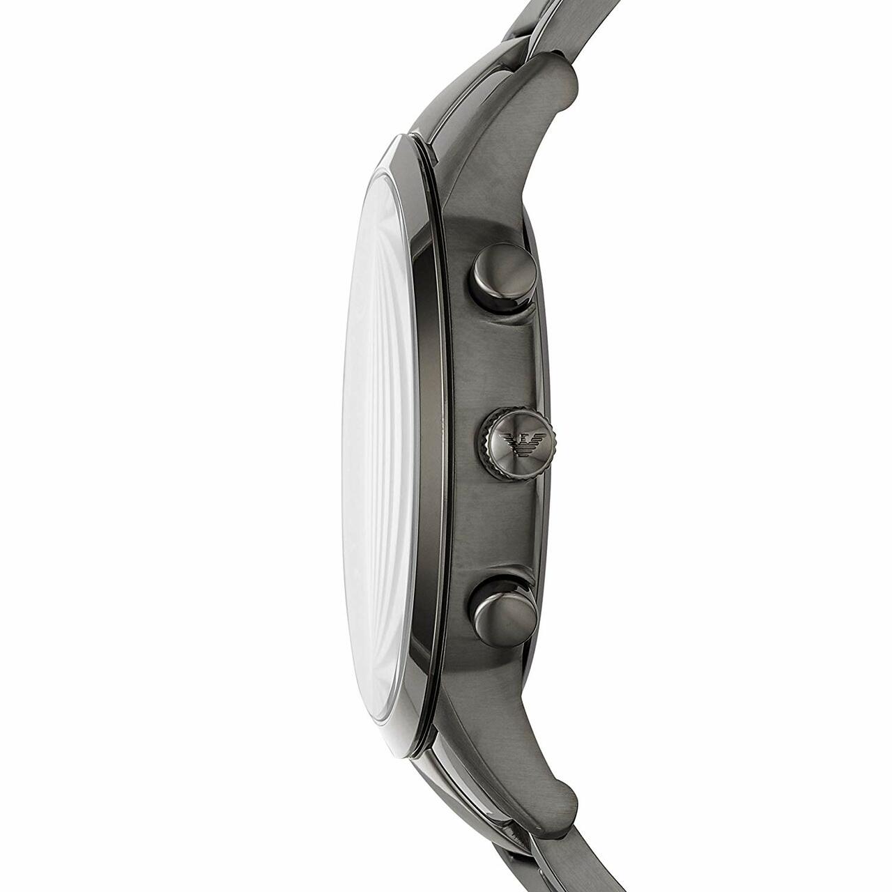 Emporio Armani Gun-Metal Chronograph Mens Watch Ar11215