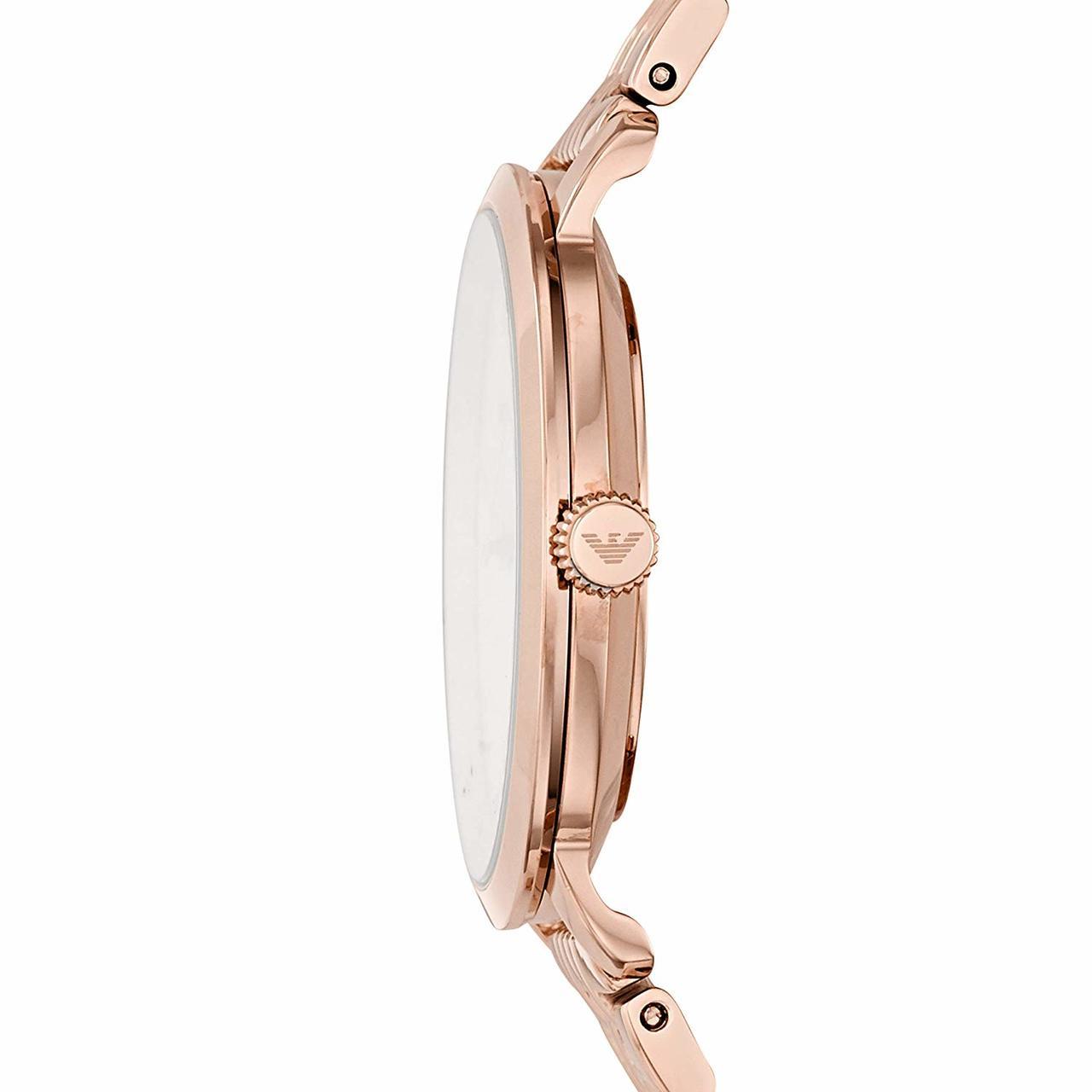 Emporio Armani Women's Quartz Rose Gold Watch with MOP Dial AR11158