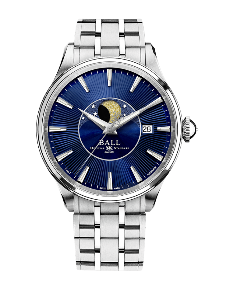 Ball Trainmaster - Moon Phase NM3082D-SJ-BE