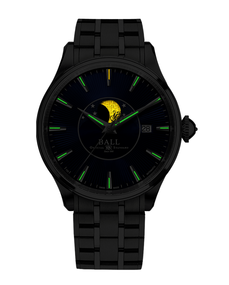 Ball Trainmaster - Moon Phase NM3082D-SJ-BE