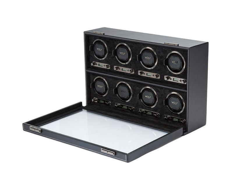 BRITISH RACING 8 PIECE WATCH WINDER