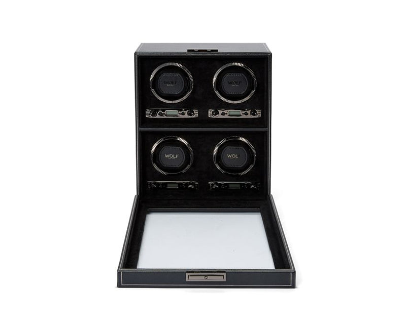 Wolf British Racing 4 Piece Watch Winder 793002