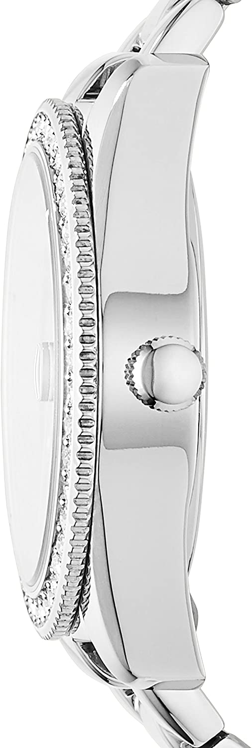 Fossil Scarlette Mini Crystal Silver Dial Watch ES4317