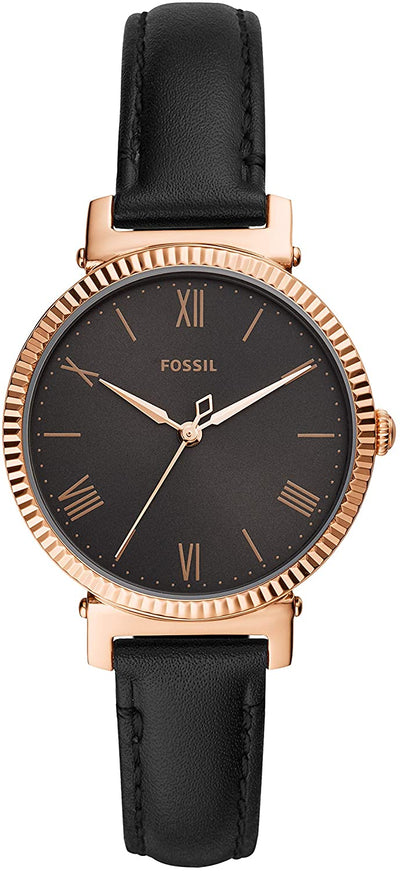 Fossil Daisy Three Hand Black Dial Womens Watch ES4793