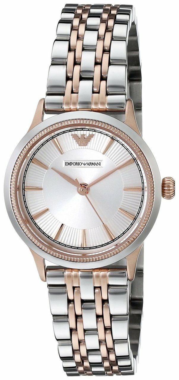 Emporio Armani Womens Ar1827 Classic Analog Display Analog Quartz Silver Watch