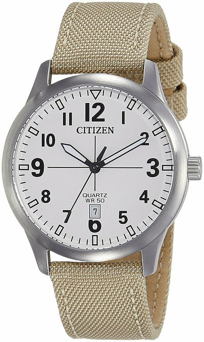 Citizen Quartz White Dial Mens Watch