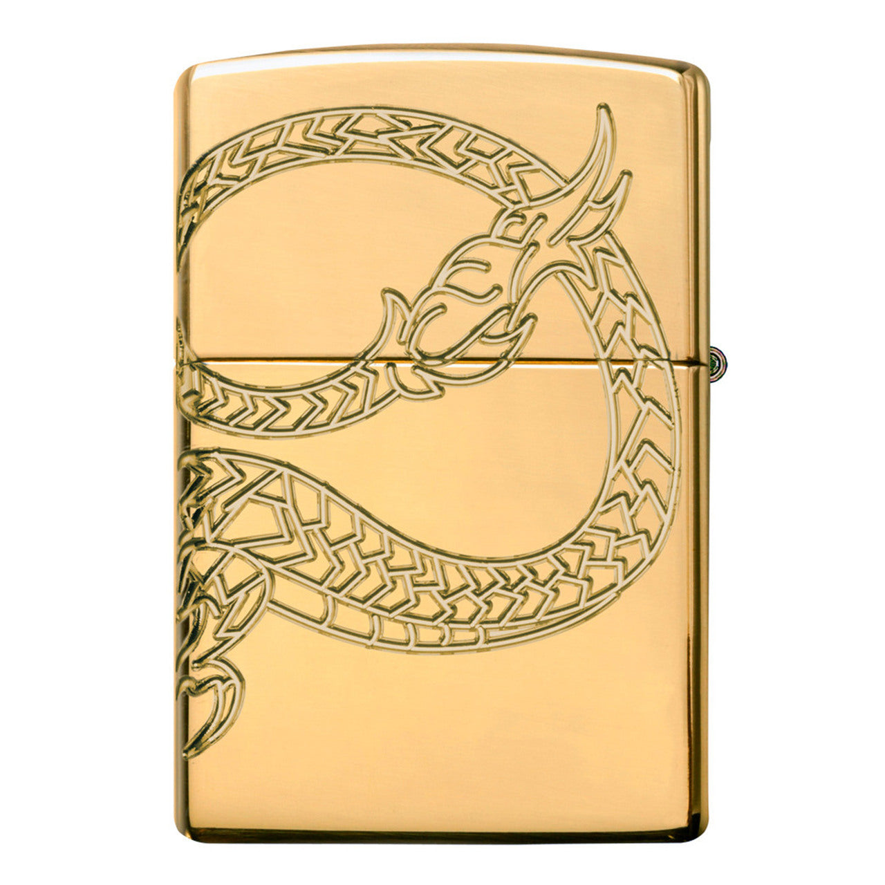 Zippo 29265 Red Eye Dragon Gold Plated Lighter