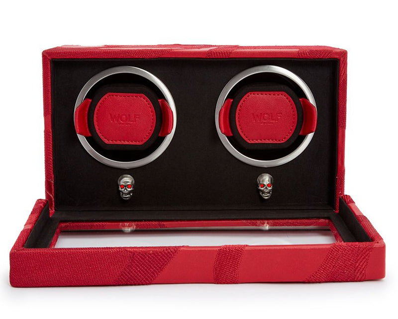 Wolf Memento Mori Double Cub Watch Winder