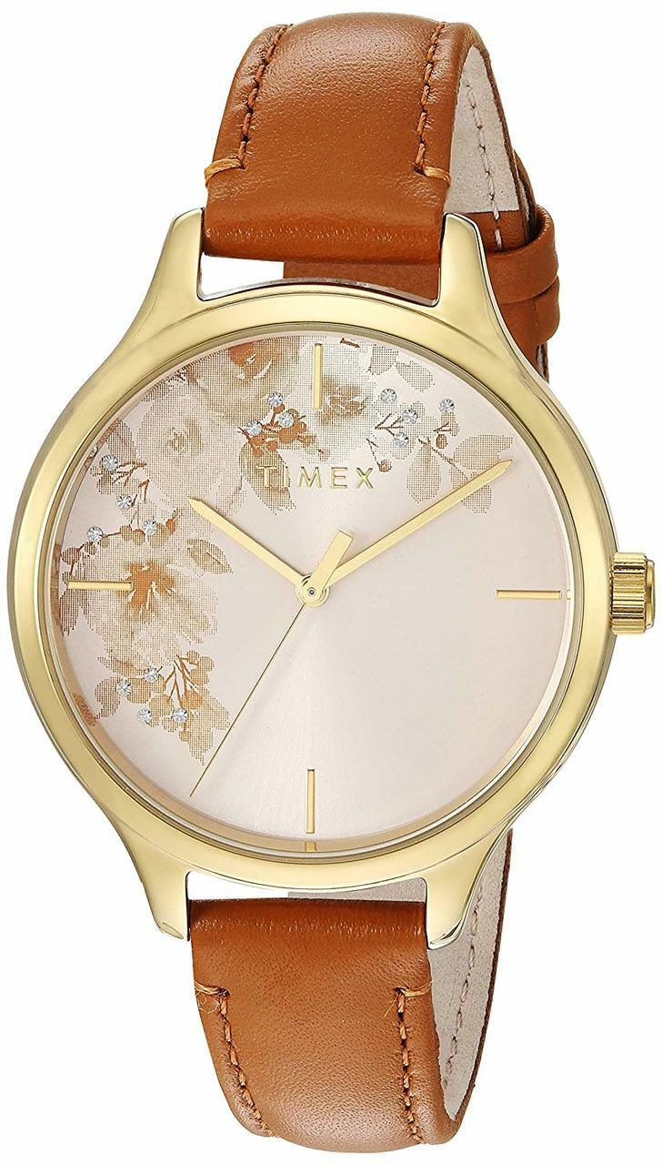 Timex Womens Crystal Bloom Swarovski Accent 36Mm Watch Tw2R66900