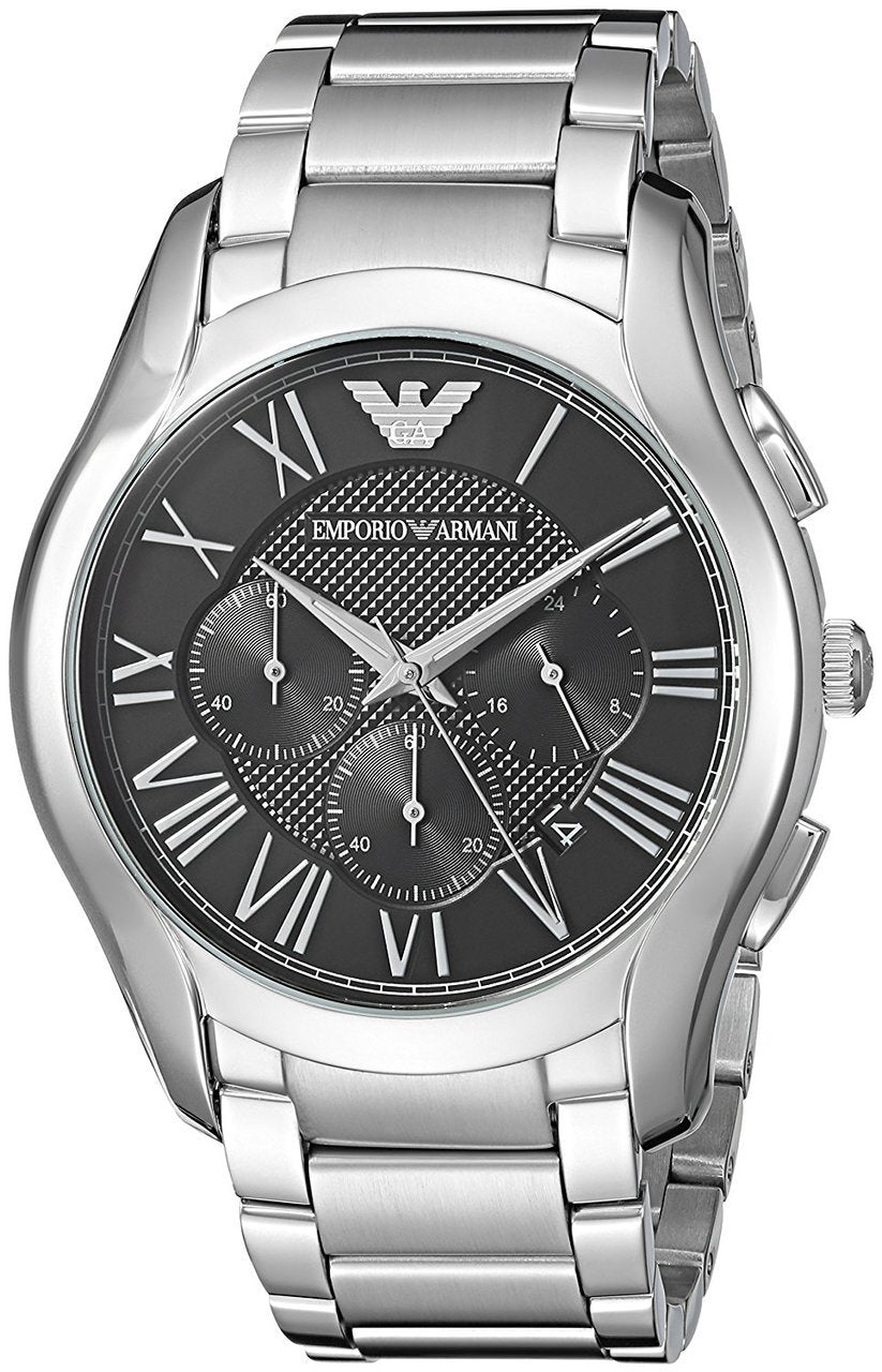 Emporio Armani Dress Quartz Stainless Steel Casual Mens Watch