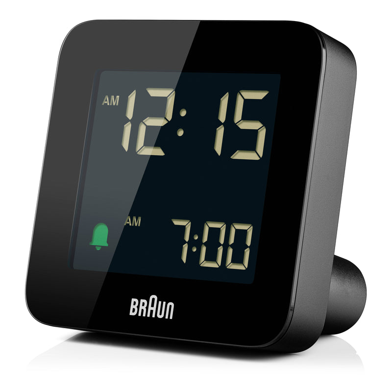 Braun Digital Alarm Clock Black