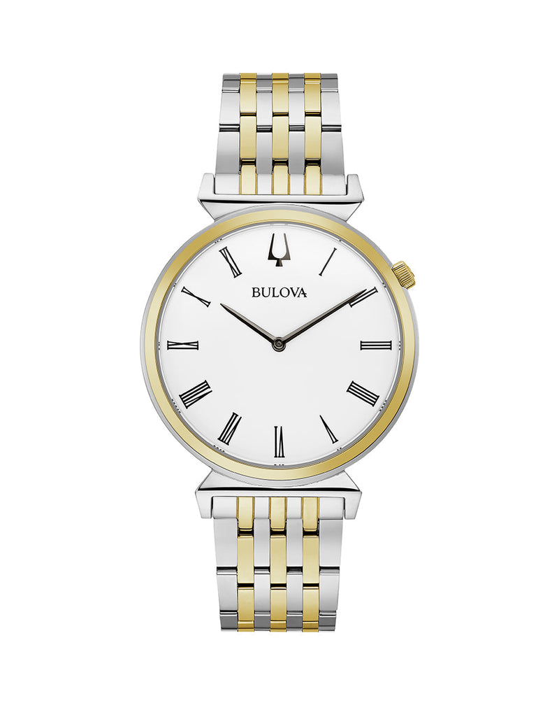 Bulova Two-Tone Mens Classic Watch 98A233