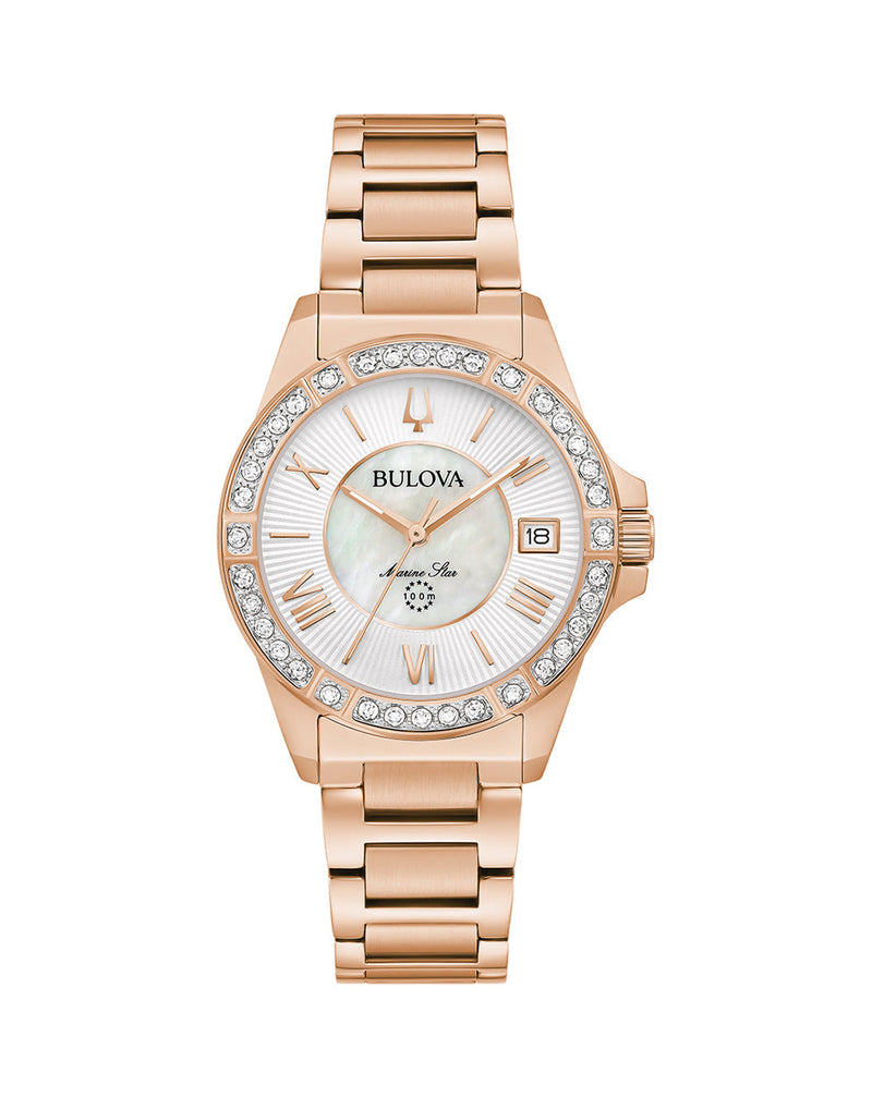 Bulova Marine Star Diamonds Women's Watch 98R295