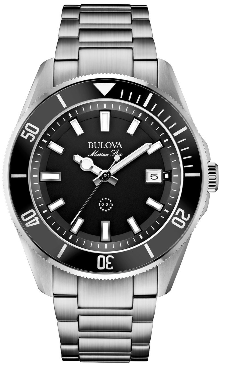 Bulova Marine Star Mens Watch 98B203