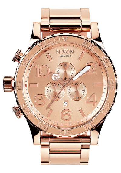 Nixon 51-30 Chrono All Rose Gold Watch A083-897-00