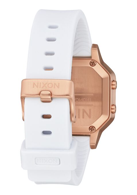 Nixon Siren SS Rose Gold White Women s Watch A1211 1045 00 Watch Direct