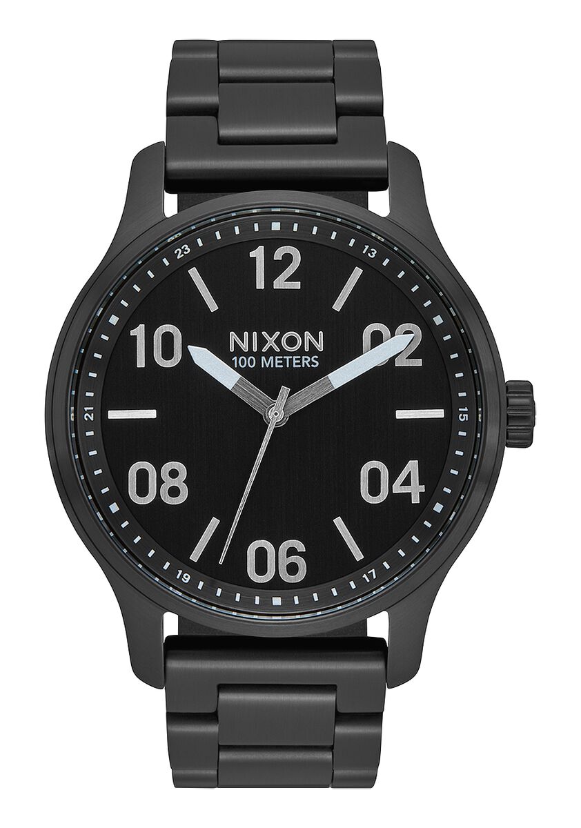 Nixon Patrol Watch Black/ Silver Men's Watch A1242-180-00