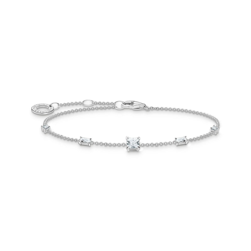 Thomas Sabo Bracelet with white stones silver