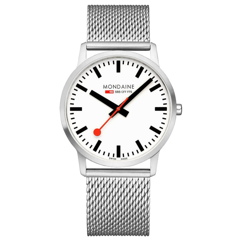 Mondaine Simply Elegant White Dial Mens Watch A638.30350.16SBZ
