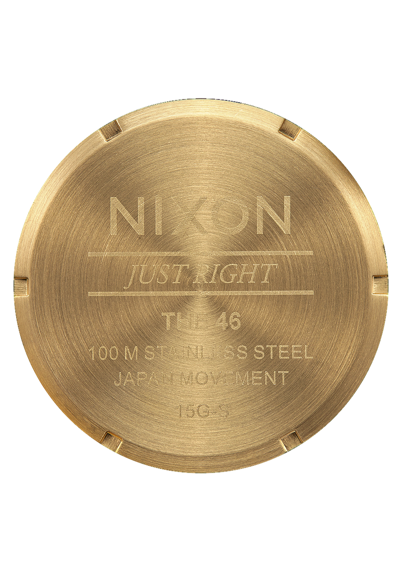 Nixon Gold and Black 46 MM Watch A916-510