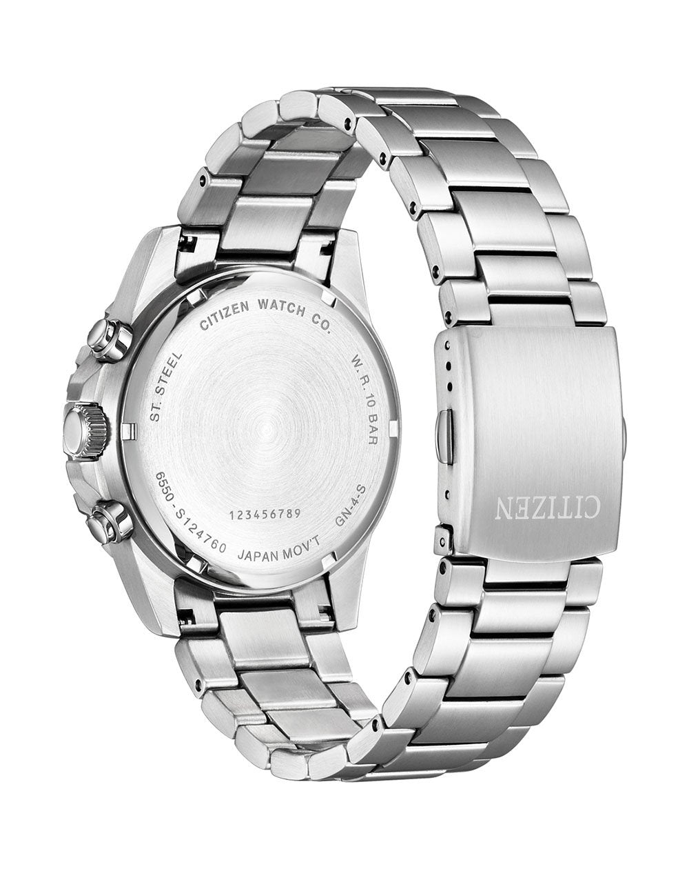 Citizen Quartz Chronograph Orange Men s Watch AI7008 81X Watch Direct