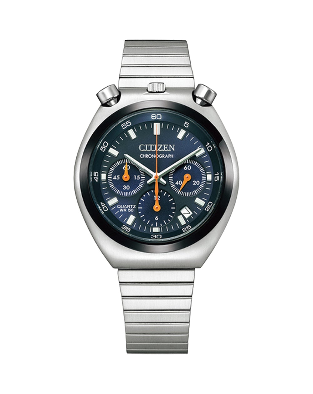 Citizen Vintage Blue Dial Chronograph Mens Watch AN3660-81L